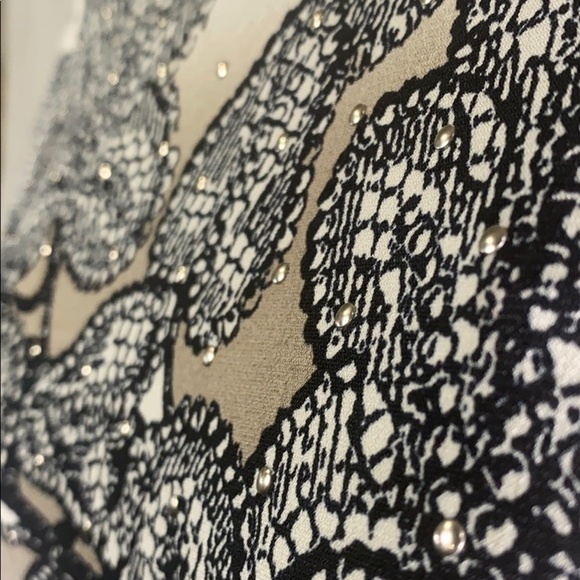 Style & Co long sleeve rhinestone dress M - Picture 7 of 9